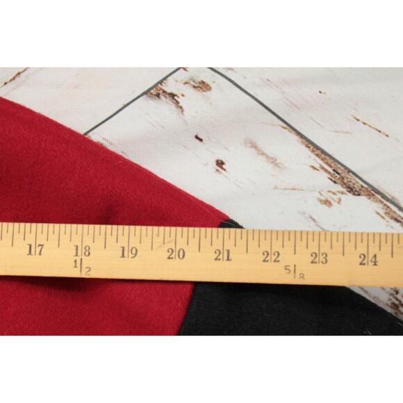 VTG Bomber Jacket by Price Men S Red Black  Southwestern Embroidered Cow Skull - Picture 11 of 14